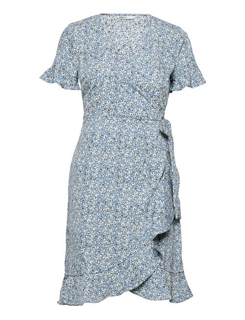 Onlolivia S/S Wrap Dress Wvn ONLY Blue