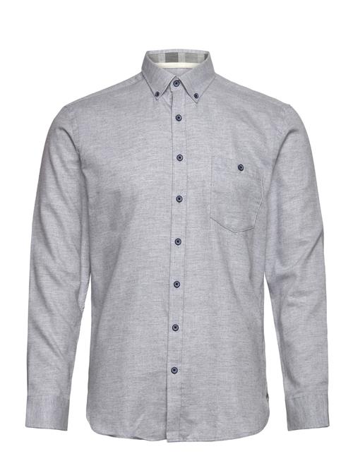 Mélange Brushed Shirt L/S - Regular Lindbergh Grey