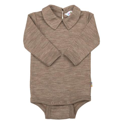 Joha Babyuld Body Med Krave Beige Melange  Beige Melange-100 cm Wool Beige  100 cm  Unisex