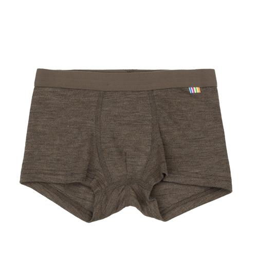 Joha Boxershorts I Uld Brown Melange  Brown Melange-120 cm Wool Brun  120 cm  mand