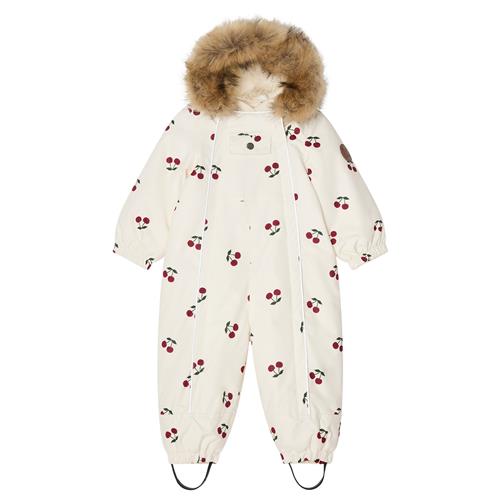 Kuling Val D'Isere Winter Coverall Cherry 104cm  Hvid  104 cm  Unisex