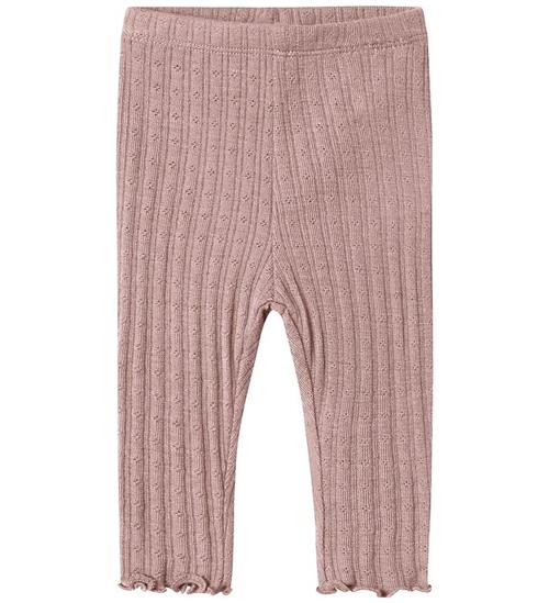 Name It Leggings - Uld - Rib - NbfWossa - Antler