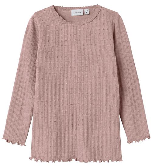 Name It Bluse - Uld/Silke - Rib - NmfWossa - Antler