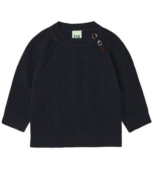 FUB Bluse - Strik - Uld - Dark Navy