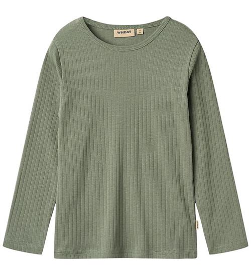 Wheat Bluse - Rib - Stig - Dusty Green