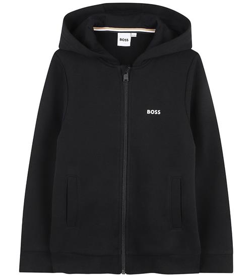 BOSS Cardigan m. Hætte - Sort