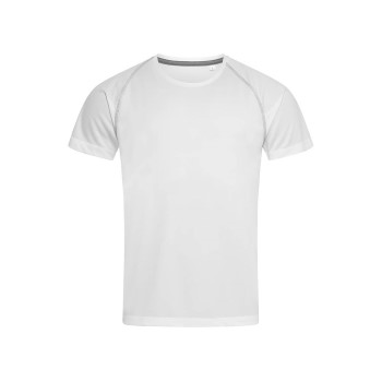 Stedman Active 140 Men Team Raglan Hvid polyester Small Herre