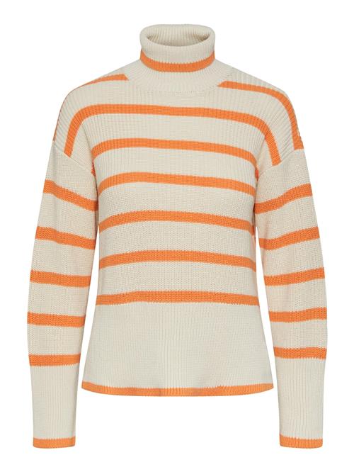 PIECES Pullover 'June'  creme / orange