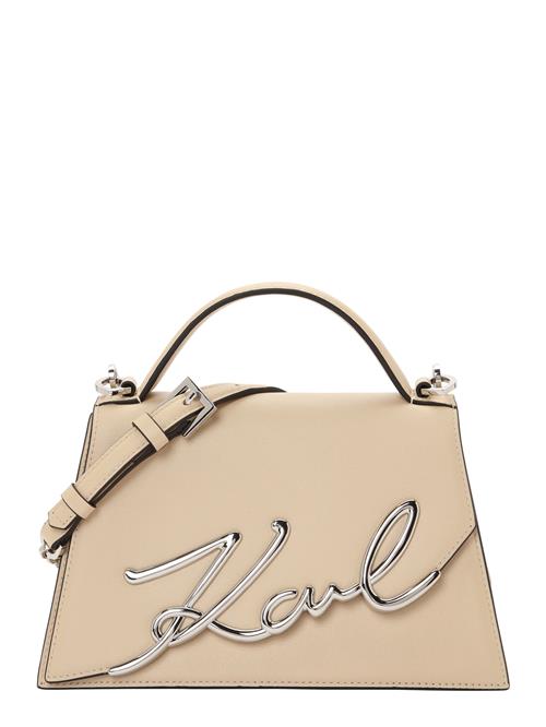 Karl Lagerfeld Håndtaske  mørkebeige / sølv