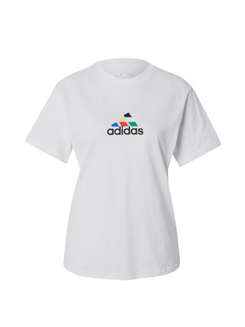 ADIDAS SPORTSWEAR Funktionsbluse 'TIRO'  grøn / orange / sort / hvid