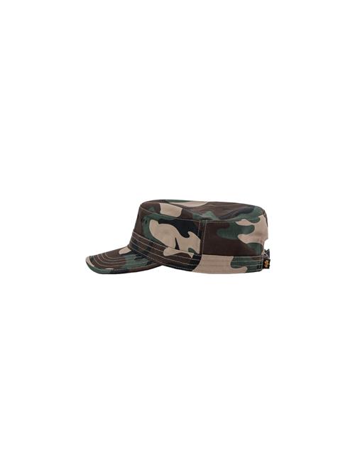 ALPHA INDUSTRIES Hætte 'Tank'  beige / brun / grøn