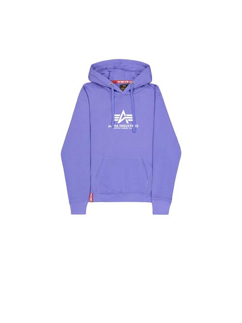ALPHA INDUSTRIES Sweatshirt  violetblå / hvid