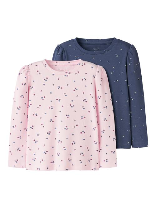 NAME IT Bluser & t-shirts 'NMFNELIA'  navy / lyserød / hvid