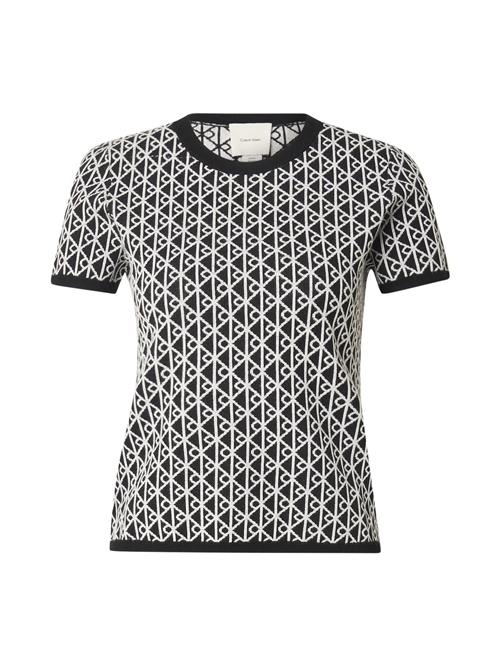 Calvin Klein Bayeriske bukser  sort / hvid