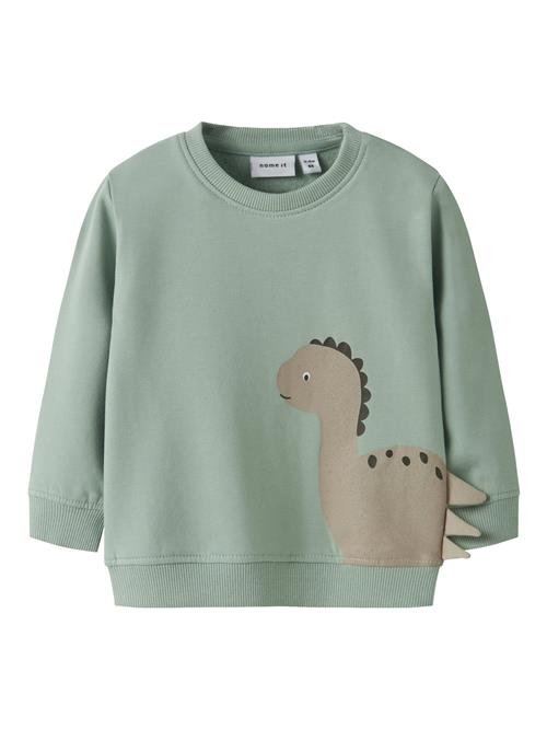 NAME IT Sweatshirt 'NBMNIXEN'  greige / jade / sort