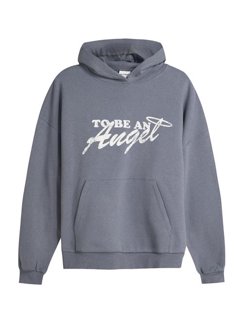 Bershka Sweatshirt  grå / offwhite
