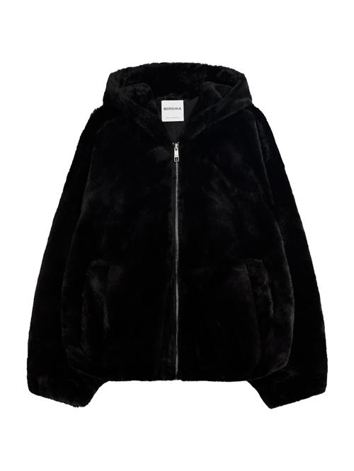 Bershka Overgangsjakke  sort