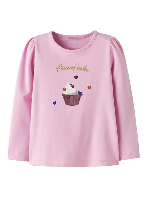 NAME IT Bluser & t-shirts 'NMFNETTA'  brun / guld / lyserød / hvid