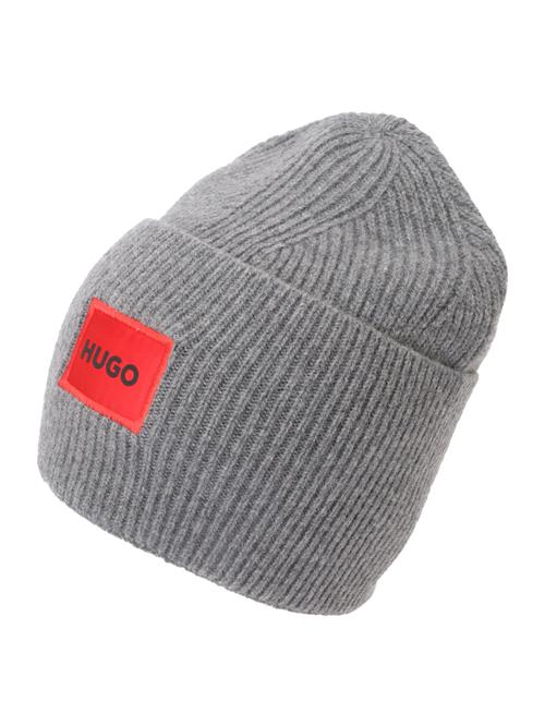 HUGO Hue 'Xaff 6'  grå-meleret / rød / sort