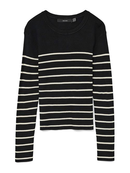 VERO MODA Pullover 'VMGIZELLE'  sort / hvid