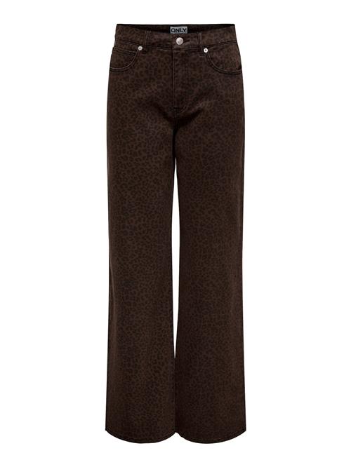 ONLY Jeans 'ONLMadison'  mørkebrun / sort