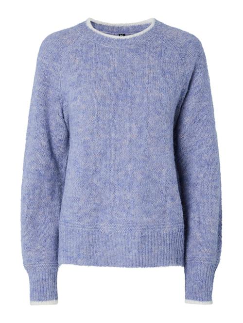 Se PIECES Pullover 'PCIvy '  lavendel / hvid ved About You