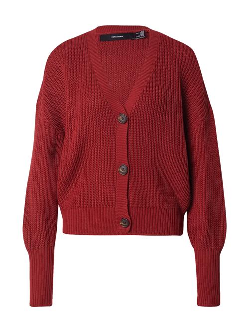 VERO MODA Cardigan 'VMLEA'  mørkerød
