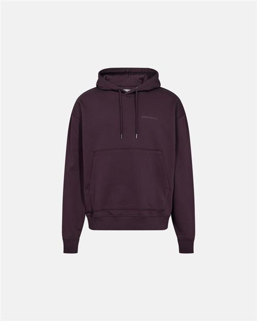 Sweatshirt m. hoodie "jay" | 100 bomuld | Lilla