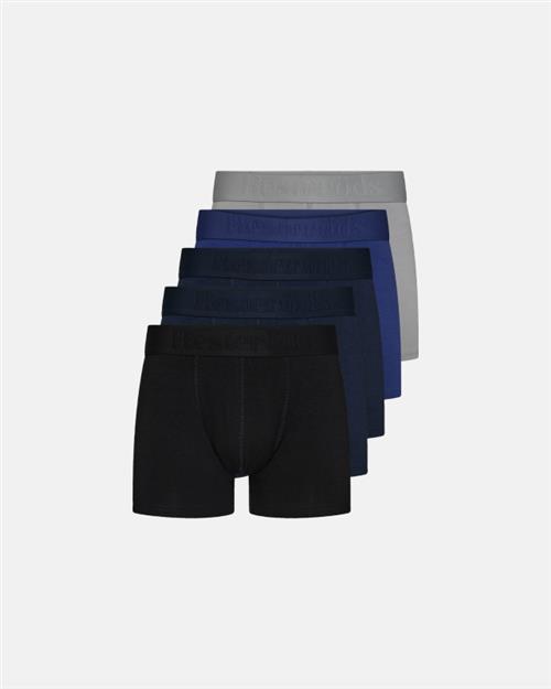 Tights "gunnar" 5-pak | Bambusviskose | Sort/blå/grå