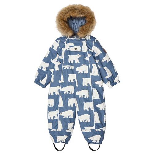 Kuling Val D'Isere Vinter-overtræksdragt Polar Bear  86 cm  Blå  86 cm  Unisex