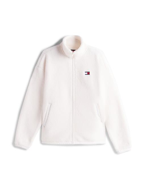 Tommy Jeans Fleecejakke  marin / rød / hvid