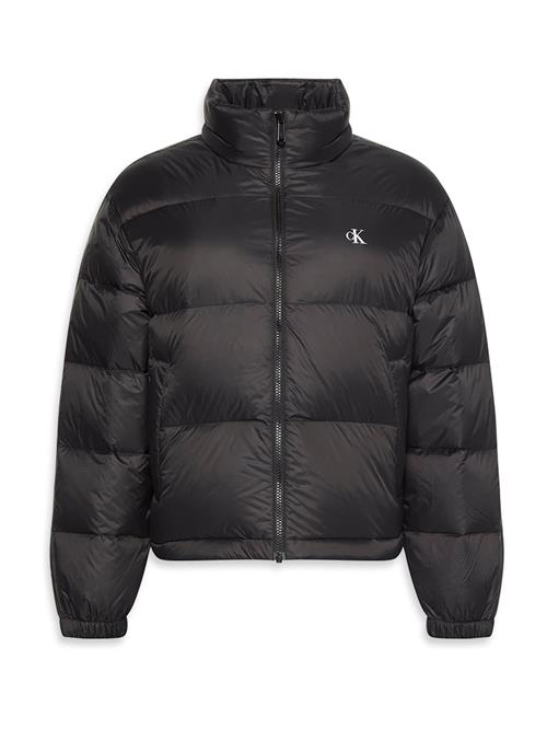Calvin Klein Jeans Overgangsjakke 'ESSENTIAL'  sort