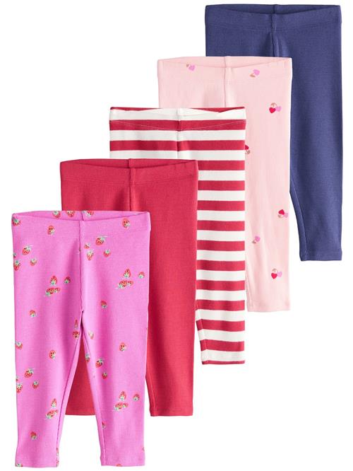 Next Leggings  navy / pink / pastelpink / rød