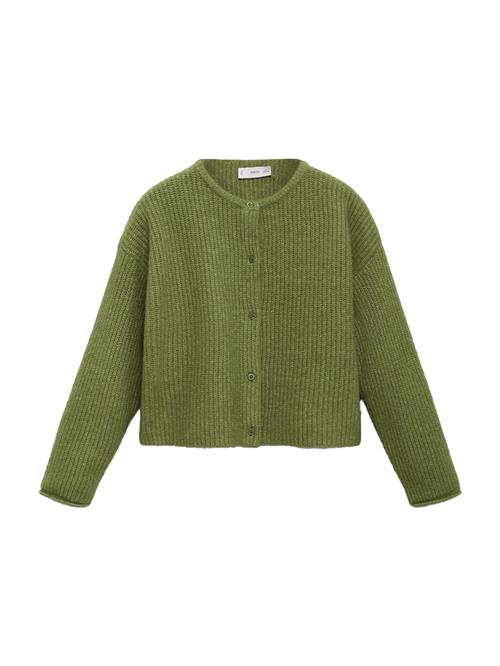 Se MANGO KIDS Cardigan 'JANINE'  grøn ved About You