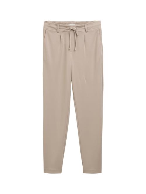 TOM TAILOR Bukser med lægfolder  beige