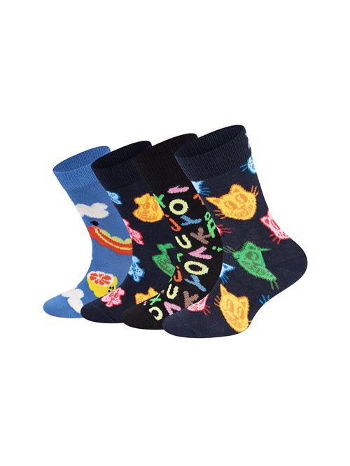 Happy Socks Sokker 'School Time'  navy / natblå / himmelblå / sort