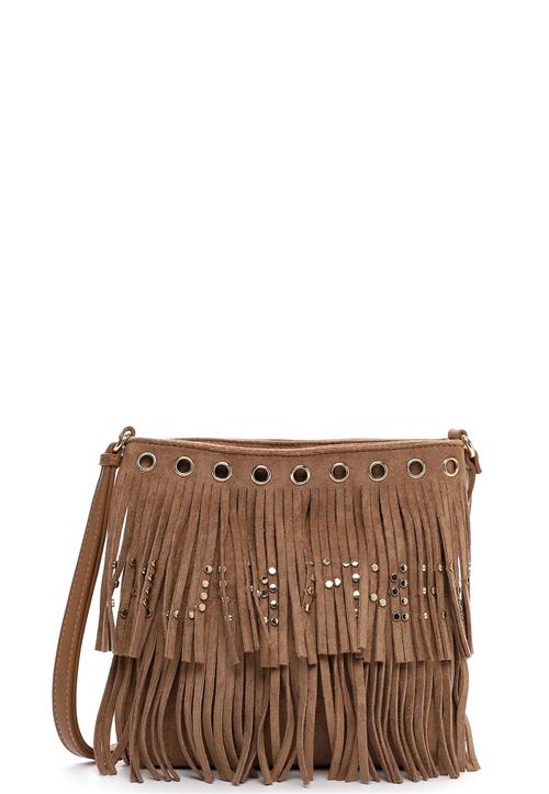 Suri Frey Skuldertaske 'Becky'  cognac