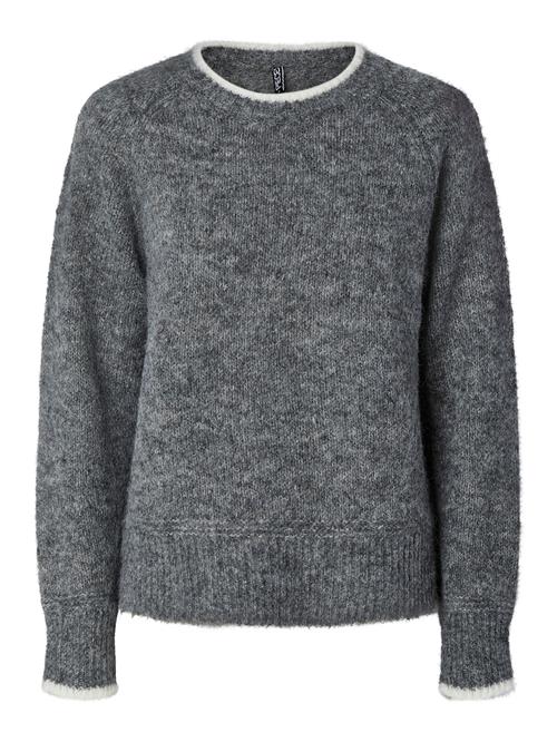 PIECES Pullover 'PCIVY'  grå-meleret