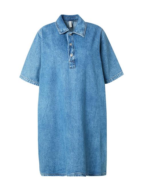 ONLY Carmakoma Blusekjole 'CARGry'  blue denim
