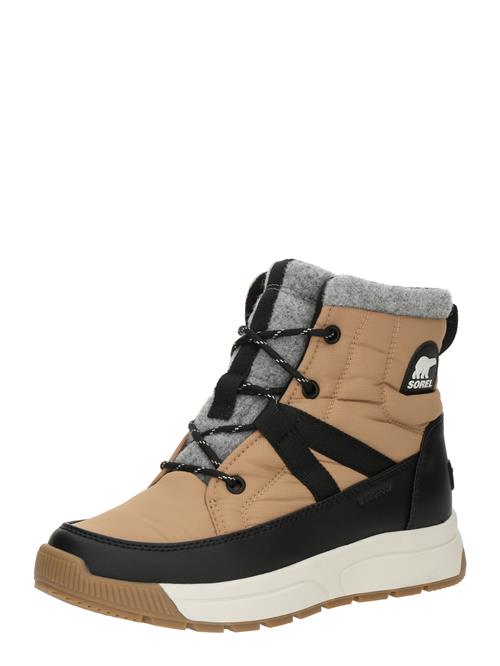 SOREL Snowboots 'WHITNEY III'  cappuccino / grå-meleret / sort
