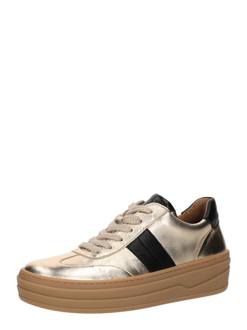 GABOR Sneaker low  guld / sort
