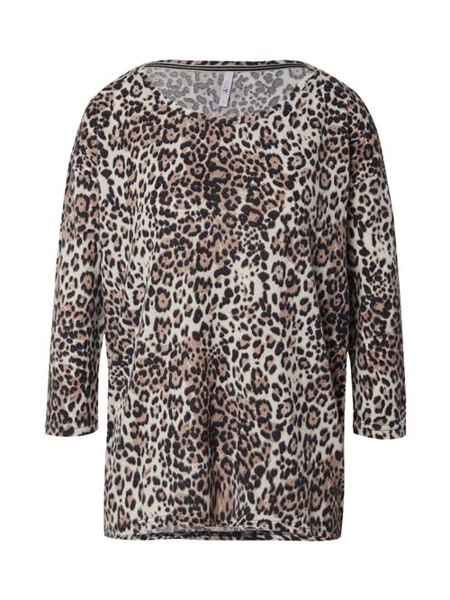 Hailys Pullover 'Mi44a'  lysebeige / cappuccino / mørkebrun