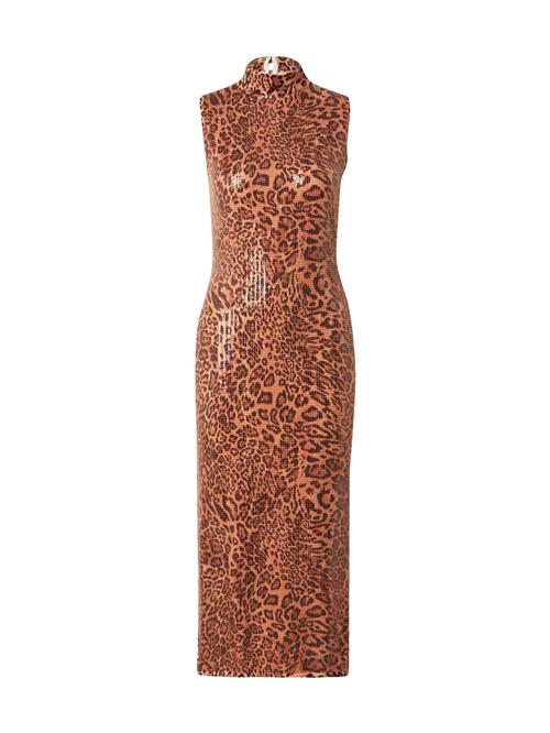 Twinset Strikkjole  brun / cappuccino / mørkebrun