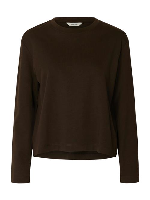 SELECTED Shirts 'SLFESSENTIAL'  mørkebrun