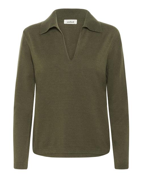 SOAKED IN LUXURY Pullover  oliven