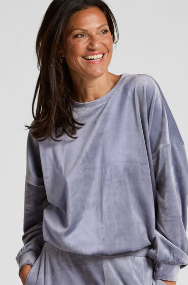 Hunkemöller Velourtop Blå