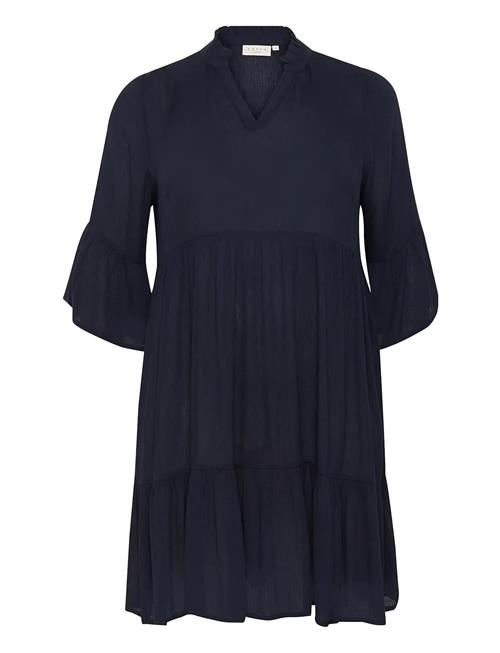 Kcmariana Ami Dress Kaffe Curve Navy