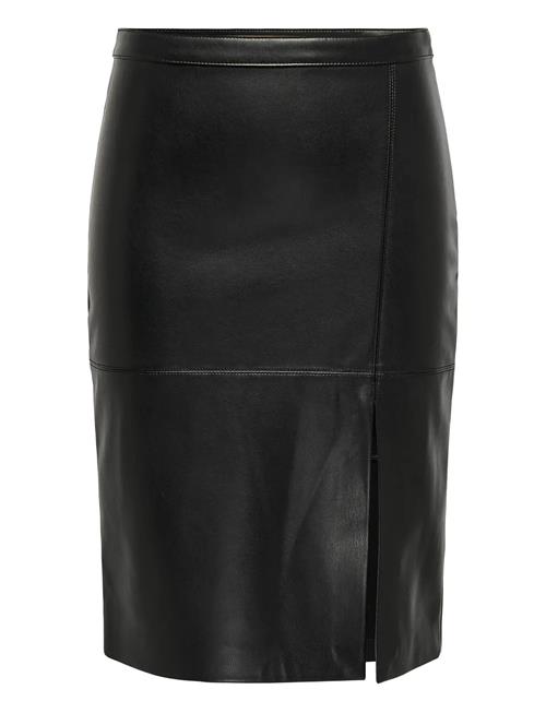 Onlnewoline Faux Leather Skirt Cc Otw ONLY Black