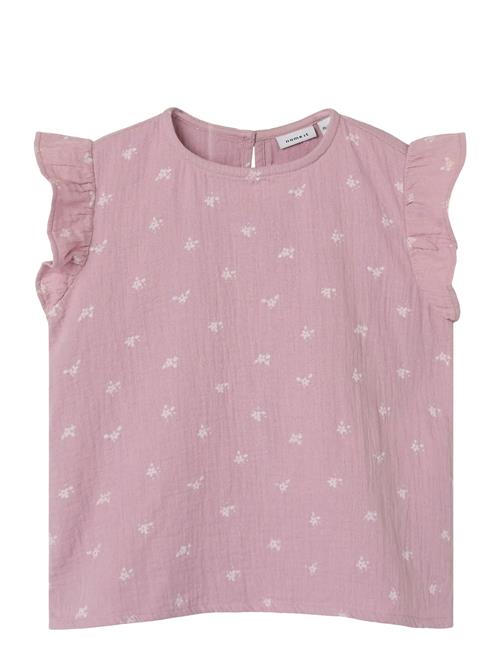Nmfhinkia Ss Loose Top Name It Pink
