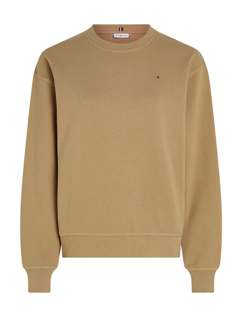 Reg Flag On Chest Swtshrt Tommy Hilfiger Beige